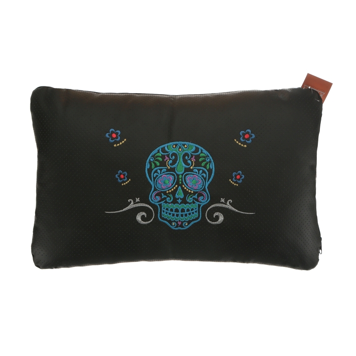 Подушка автомобильная МАТЕХ ЧЕРЕПА LINE, 45 х 28 х 12 см, синий Подушка автомобильная МАТЕХ ЧЕРЕПА LINE, 45 х 28 х 12 см, синий