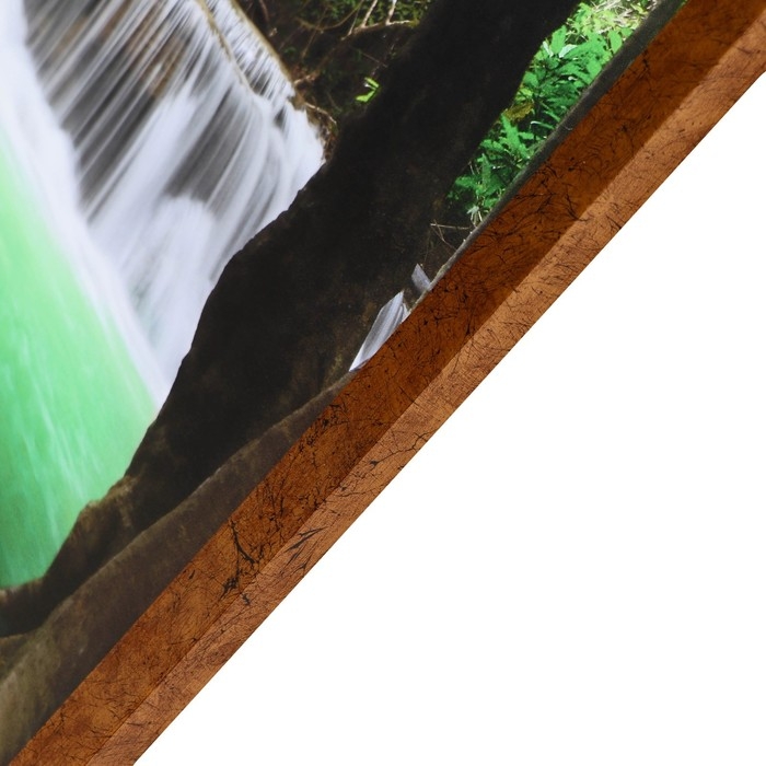 Картина  Картина "Лесная река" 67х107 см рамка МИКС