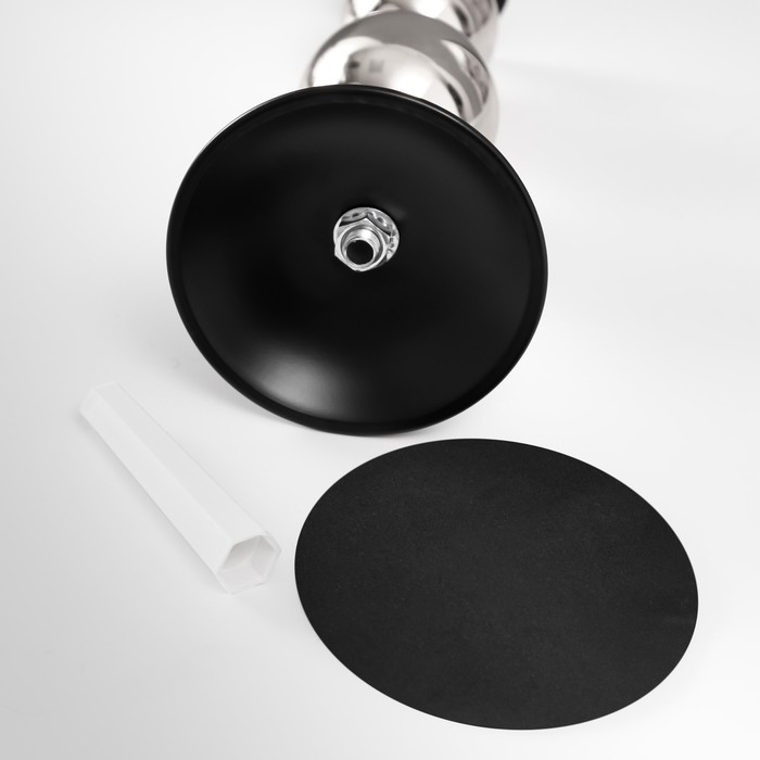 Подсвечник металл на 1 свечу d=7,5 см Подсвечник металл на 1 свечу d=7,5 см "Амани" 10х10х22,5 см