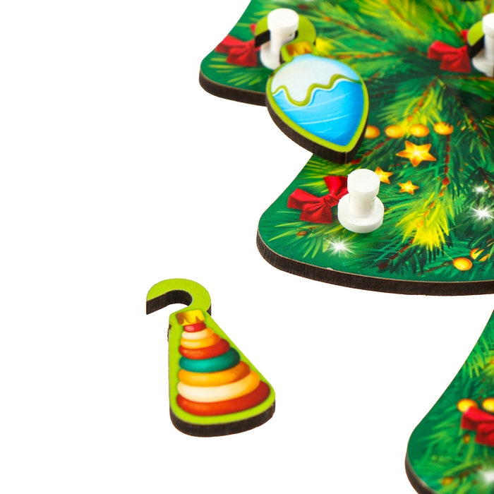 Новогодняя развивающая игрушка «Новый год! Ёлочка», 15 х 20 см Новогодняя развивающая игрушка «Новый год! Ёлочка», 15 х 20 см