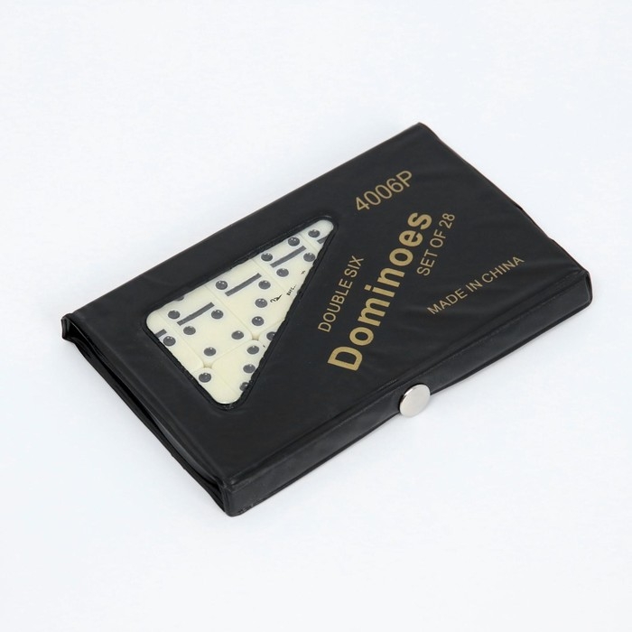 Домино Домино "Форкас", 9 х 15 см, костяшка 4 х 2 см, черное