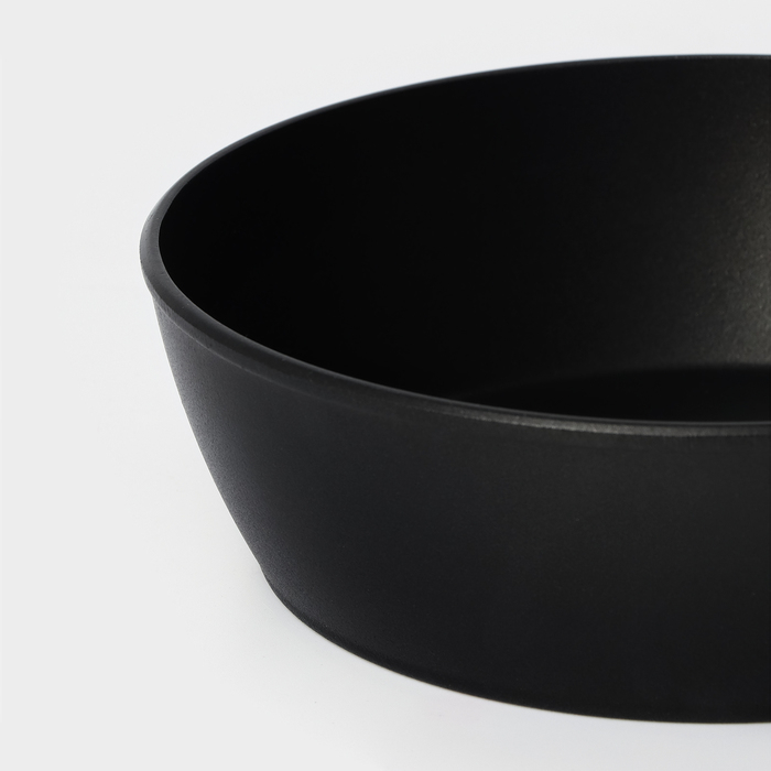 Сковорода «Надежда», d=24 см, h=7,4 см, пластиковая ручка, антипригарное покрытие, цвет чёрный Сковорода «Надежда», d=24 см, h=7,4 см, пластиковая ручка, антипригарное покрытие, цвет чёрный