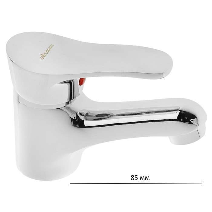 Смеситель для раковины Accoona A9061, однорычажный, силумин, хром Смеситель для раковины Accoona A9061, однорычажный, силумин, хром