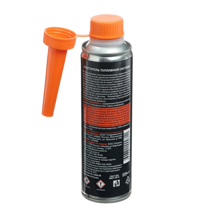 Очиститель топливной ситемы Элтранс, на 40-60 л, 335 мл Очиститель топливной ситемы Элтранс, на 40-60 л, 335 мл
