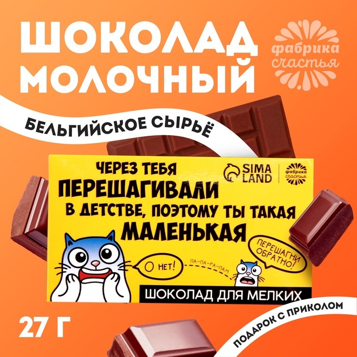 Шоколад молочный &laquo;Такая маленькая&raquo;, 27 г.