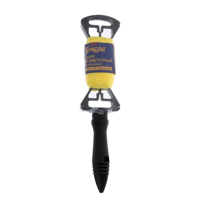Шнур нейлоновый разметочный ТУНДРА, на катушке, 1.5 мм х 30 м Шнур нейлоновый разметочный ТУНДРА, на катушке, 1.5 мм х 30 м