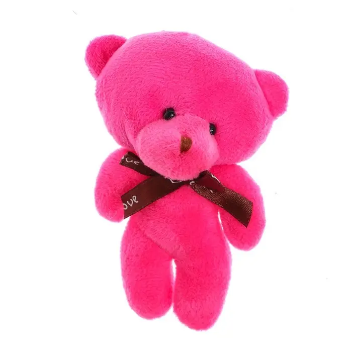 Мягкая игрушка &laquo;Медведь&raquo;, с бантом, 11 см, цвет МИКС