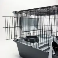 Клетка для шиншилл &laquo;Пижон&raquo; №11, складная, 80&times;50&times;46 см, серая