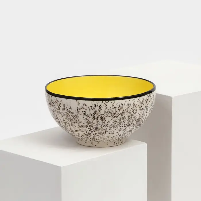 Салатница  Салатница "Персия", керамика, желтая, 15 см , 700 мл, 1 сорт, Иран