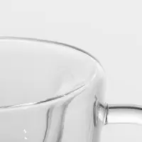 Кружка с двойными стенками Magistro &laquo;Сердце&raquo;, 150 мл, 11&times;8&times;7.5 см, стекло, прозрачная