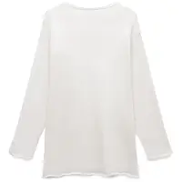 Лонгслив унисекс Siluetti Fuori, молочно-белый, размер L/XL