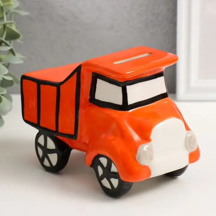 Копилка для денег &laquo;Грузовичок&raquo;, керамика, 13&times;6.5&times;9 см