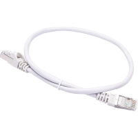 Патч-корд TWT TWT-45-45-0.5/S-GY FTP кат.5e, 0.5 м, серый