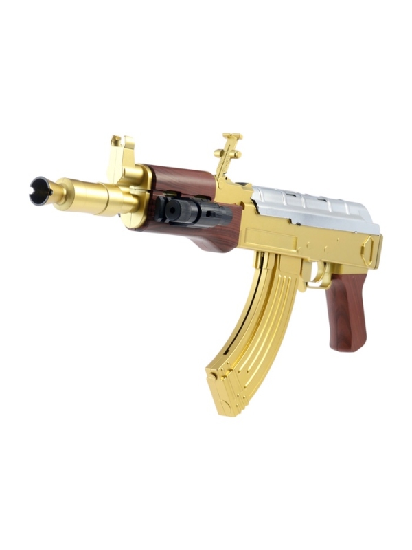 Автомат "АК-47 золотой" с лазером, 46 см