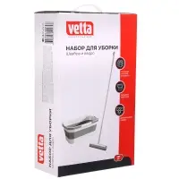VETTA Набор: швабра 131 см, ведро 9,5 л