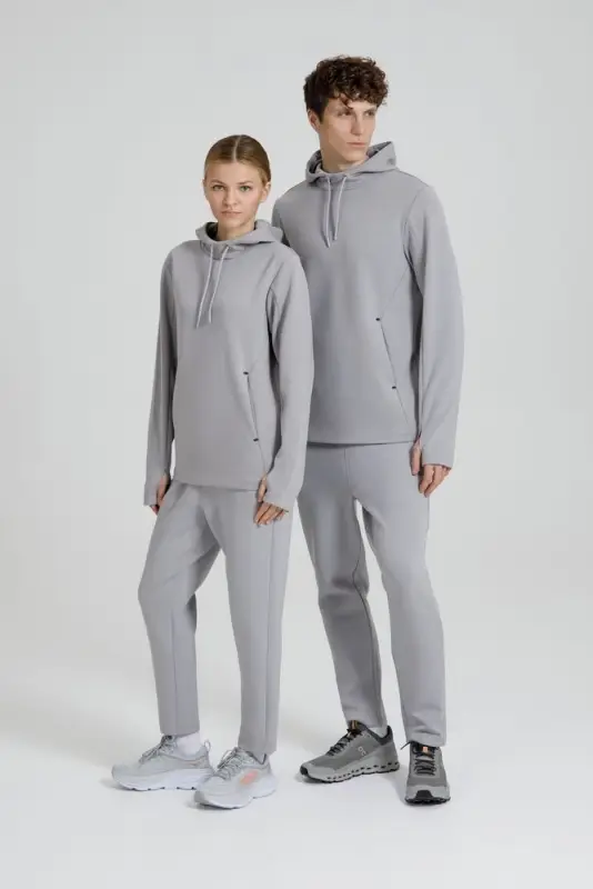 Худи унисекс Begi, серое, размер XS Худи унисекс Begi, серое, размер XS