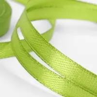 Лента атласная, 6 мм, 23&plusmn;1 м, светло-зелёная №184