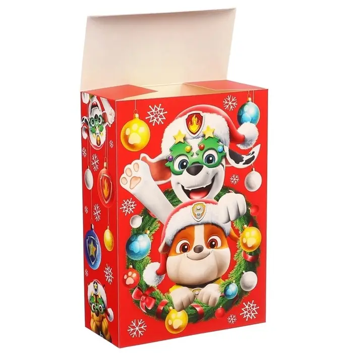 Коробка подарочная, &laquo;С Новым годом&raquo;, 16&times;23&times;7.5 см, Щенячий патруль