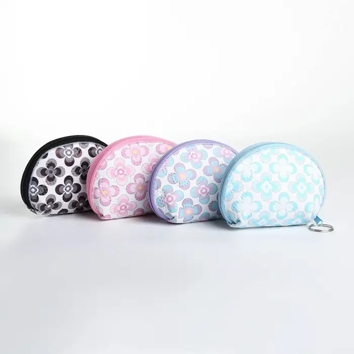 Кошелёк детский &laquo;Цветочный орнамент&raquo;, маленький, монетница, МИКС