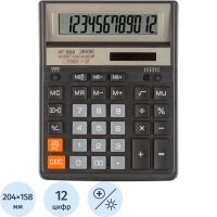 Калькулятор настольный ПОЛН.Attache ASF-888,12р,дв.пит,204x158мм,ч/з