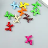 Металлический элемент, декоративная подвеска «Арт Узор. Надувной шарик: собака», 0.6×1.4×1.9 см, МИКС Металлический элемент, декоративная подвеска «Арт Узор. Надувной шарик: собака», 0.6×1.4×1.9 см, МИКС