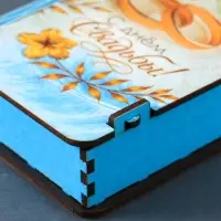 Купюрница подарочная &laquo;С Днем Свадьбы&raquo;, 17&times;8.5 см