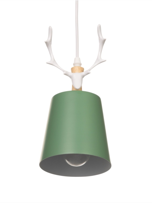Светильник BayerLux Светильник BayerLux "Олень" 1хE27 40Вт зеленый-белый 13х13х100 см