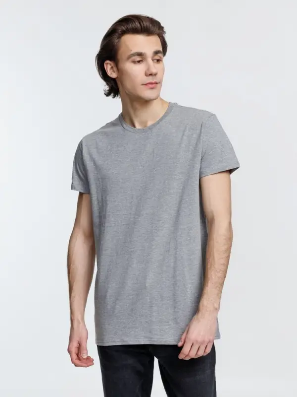 Футболка мужская Pioneer Men, серый меланж, размер XS Футболка мужская Pioneer Men, серый меланж, размер XS