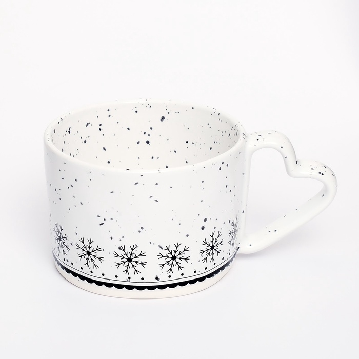 Кружка керамическая новогодняя Дорого внимание «Волшебной зимы», 280 мл, белая Кружка керамическая новогодняя Дорого внимание «Волшебной зимы», 280 мл, белая