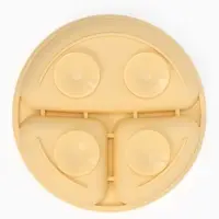 Тарелка детская секционная, 3 секции, молочный, Mum&Baby Тарелка детская секционная, 3 секции, молочный, Mum&Baby