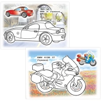 Раскраска Техника с образцами А5, набор 4шт , 9785912889752