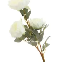 Цветы искусственные &laquo;Пион Лунная река&raquo;, 12&times;85 см, белые