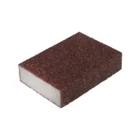Губка абразивная шлифовальная ТУНДРА, мягкая, 100&times;70&times;25 мм, P40