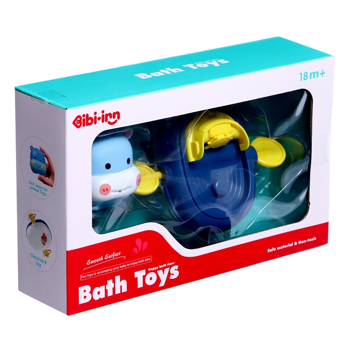 Игрушка для ванны «Лодочка с животными», МИКС Игрушка для ванны «Лодочка с животными», МИКС