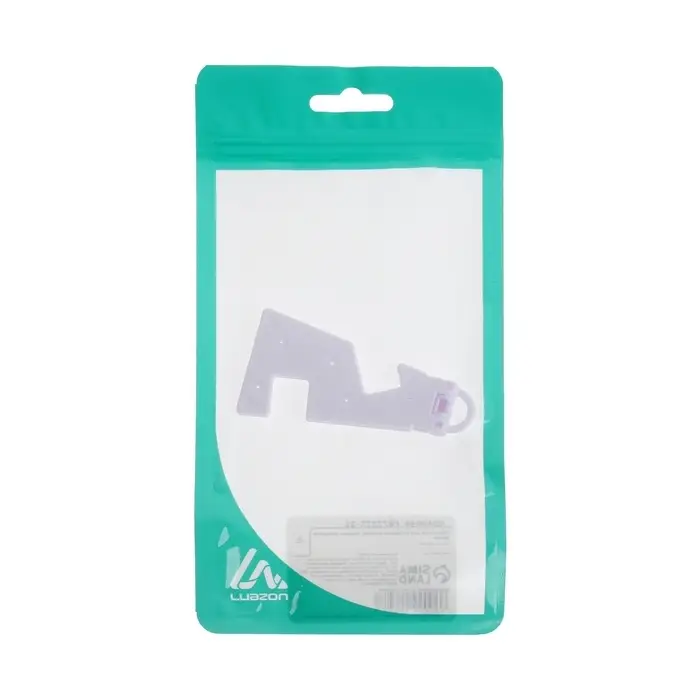 Подставка для телефона Luazon, брелок, складная, белая Подставка для телефона Luazon, брелок, складная, белая