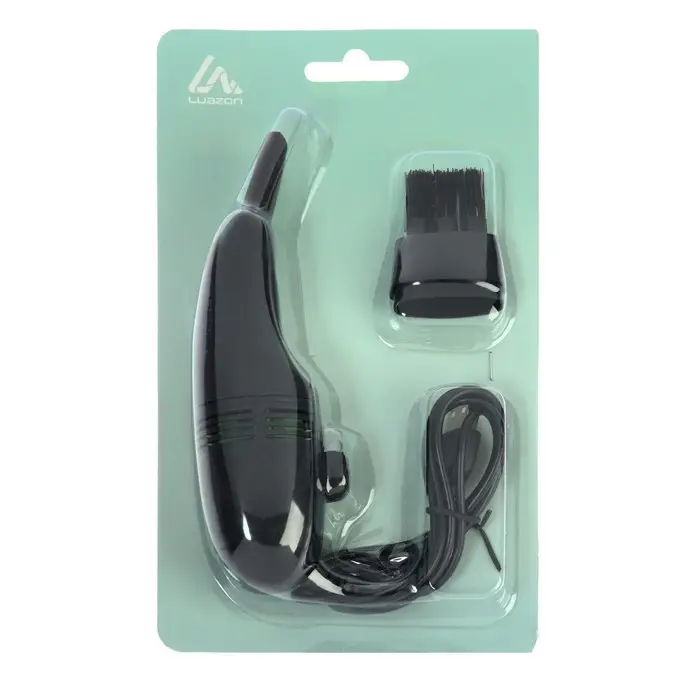 Пылесос для компьютера и периферии Luazon MR-01, USB, с насадками, чёрный