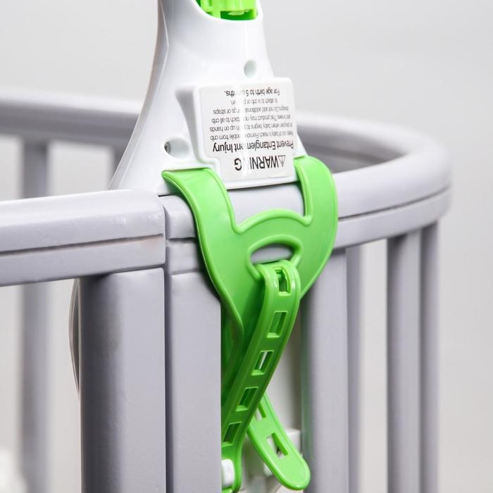 Мобиль музыкальный на кроватку «Тропический лес. Совушка», 3 игр., на батарейках, съемный муз.блок Мобиль музыкальный на кроватку «Тропический лес. Совушка», 3 игр., на батарейках, съемный муз.блок