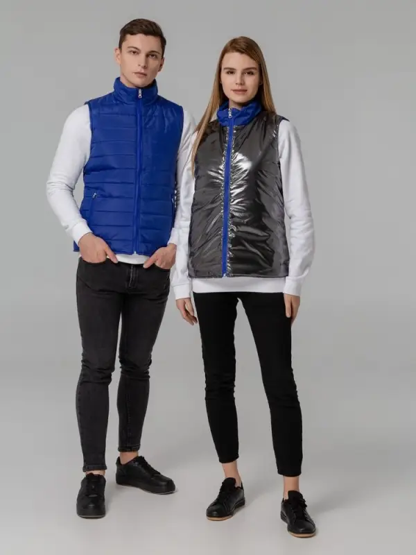 Жилет двусторонний Climb, ярко-синий (сапфир), размер XS