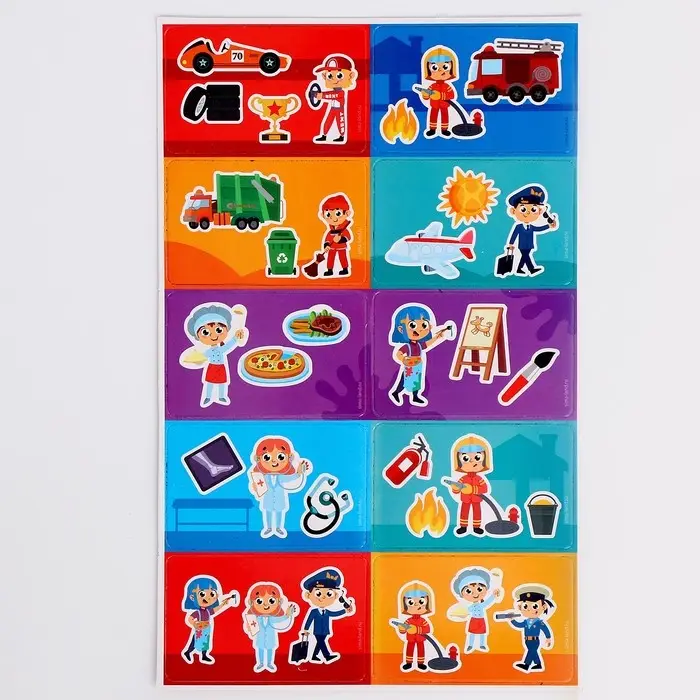 Конструктор магнитный Лесная мастерская &laquo;Изучаем профессии&raquo;, 57 деталей