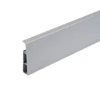 Плинтус напольный &laquo;Деконика&raquo;, 2200&times;85 мм, цвет 002 светло-серый