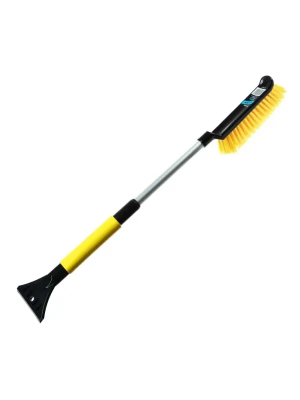 Щетка сметка со скребком, Black&Blue BB1005, телескопическая, 57-70 см, МИКС