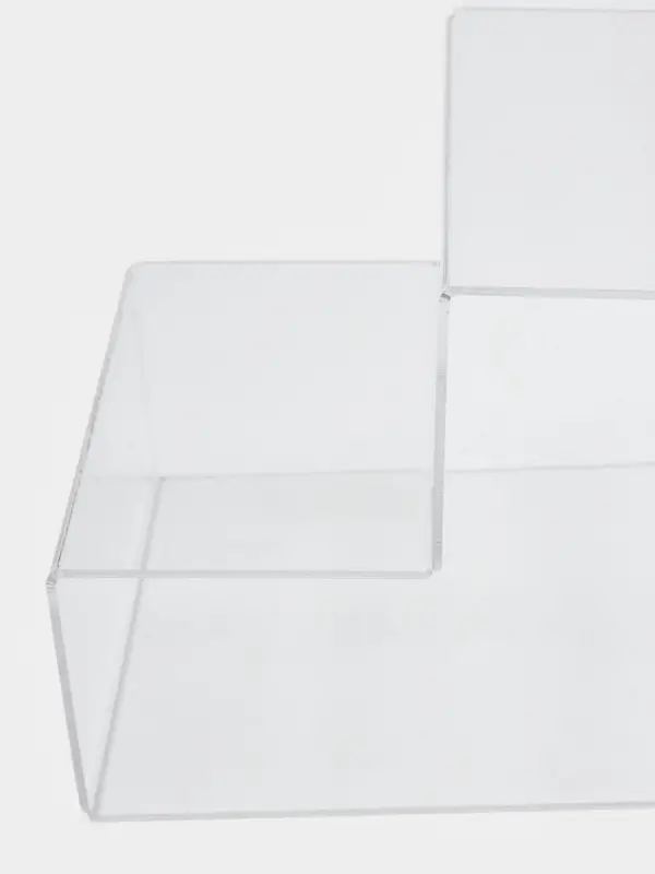 Подставка горка 2 ступеньки, 12&times;13&times;15 см, оргстекло 2 мм