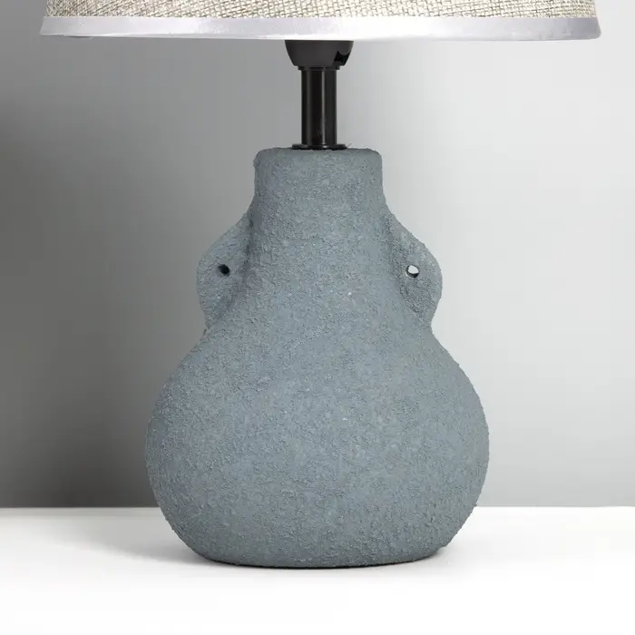 Лампа настольная RISALUX &laquo;Каламбур&raquo;, Е14, 40 Вт, тёмно-серая, 20&times;20&times;32 см
