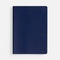 Ежедневник Nebraska Flex, недатированный, синий с серебром