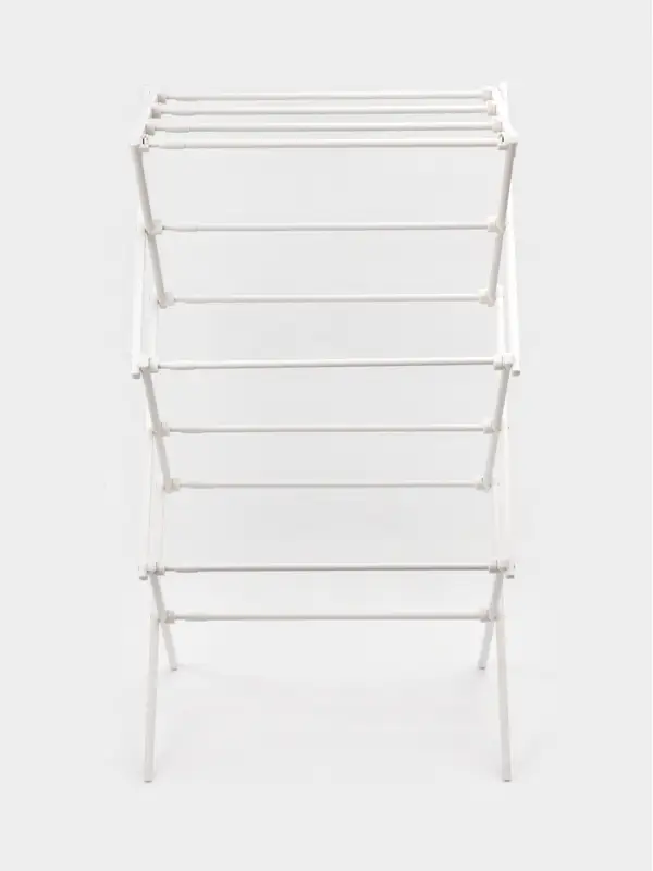 Сушилка для белья напольная LaDо́m, складная, раздвижная, металл, белая