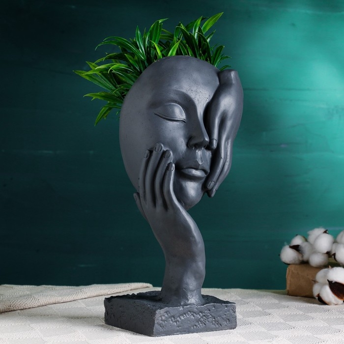 Кашпо - ваза  Кашпо - ваза "Сила нежности" 31х12х12см