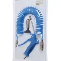 Продувочный пневматический пистолет ТУНДРА, пластиковый корпус, в наборе со шлангом