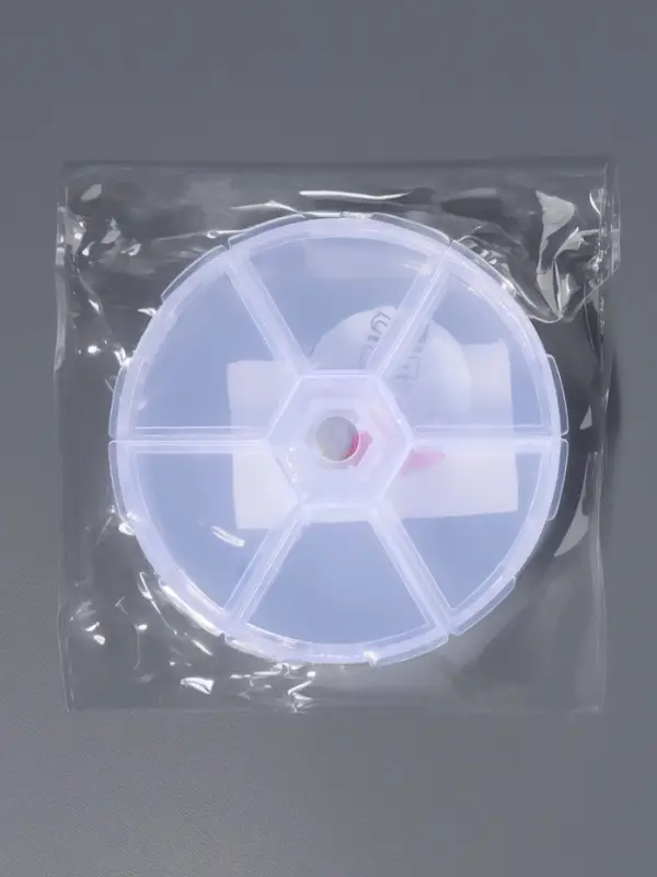 Органайзер для хранения мелочей, 6 ячеек, d=8×1.8 см, прозрачный