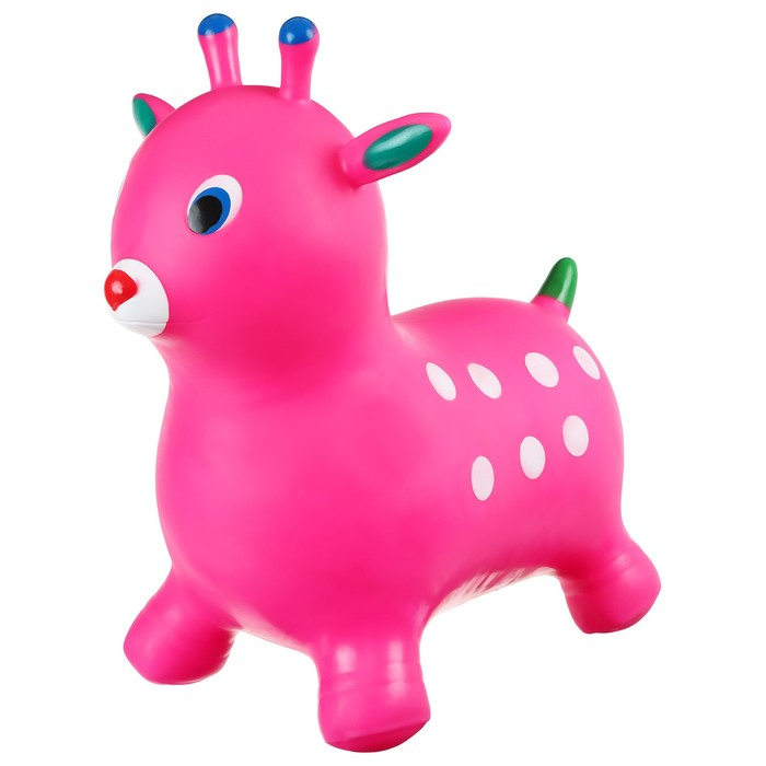 Попрыгун ZABIAKA «Оленёнок», h=55 см, 1200 г, цвет розовый Попрыгун ZABIAKA «Оленёнок», h=55 см, 1200 г, цвет розовый