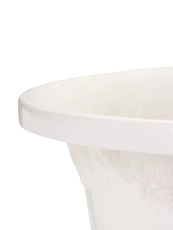 Горшок для цветов с поддоном &laquo;Лозанна&raquo;, 17 л, d=41 см, пластиковый, белый